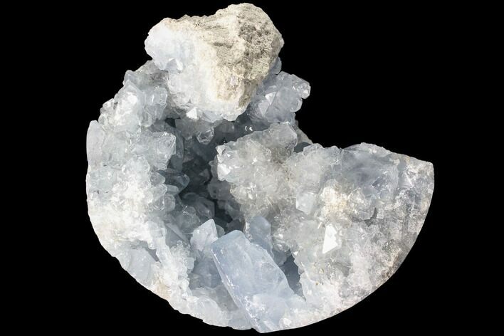 Sky Blue Celestine (Celestite) Crystal Cluster - Madagascar #88324